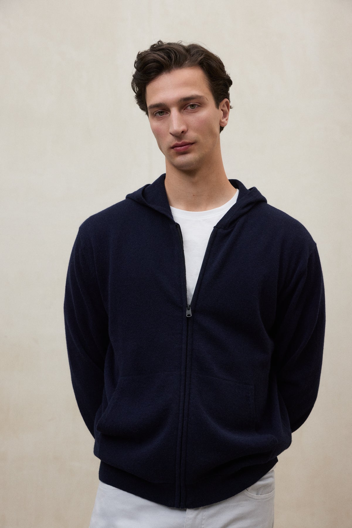 NAVY BLUE ENU SWEATER