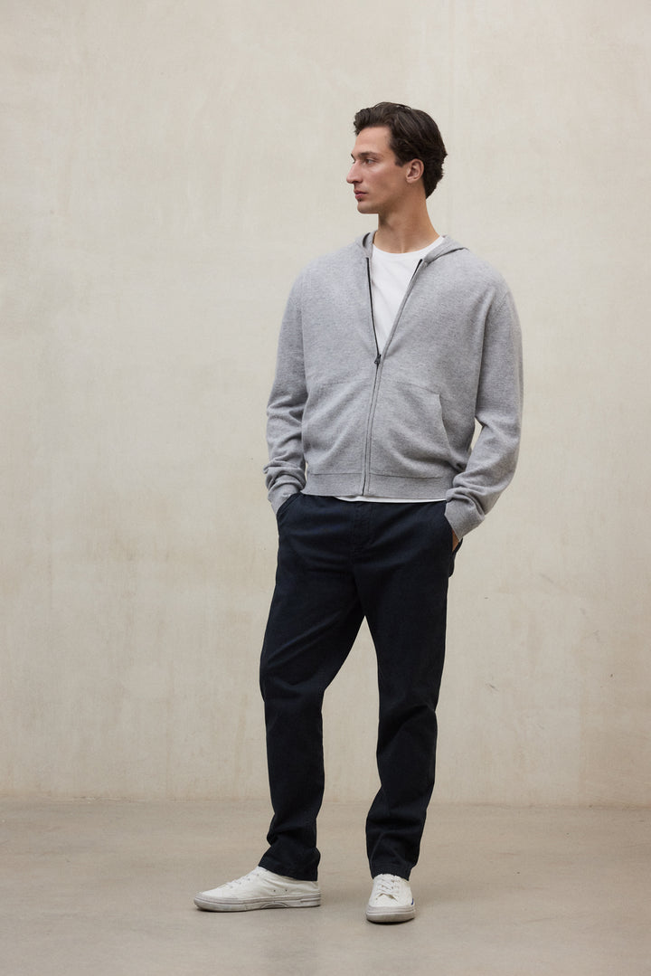 LIGHT GREY ENU SWEATER