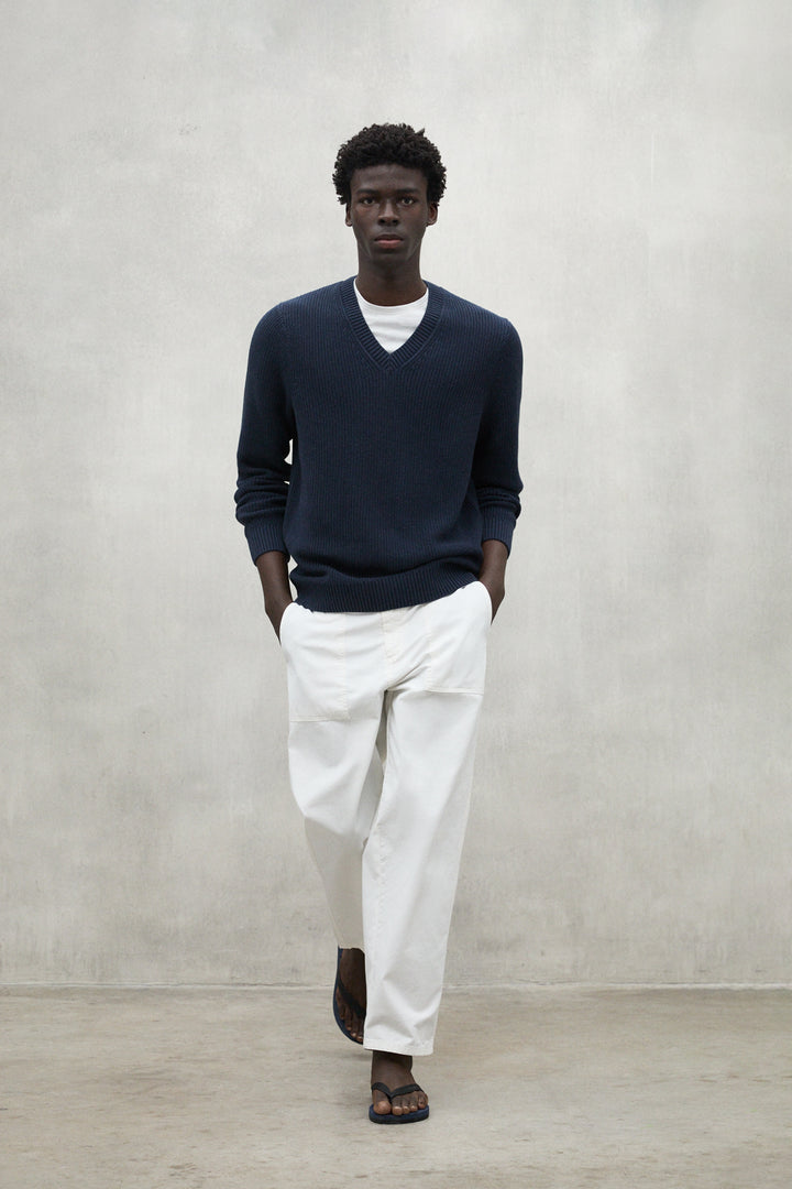 NAVY BLUE FICUS SWEATER