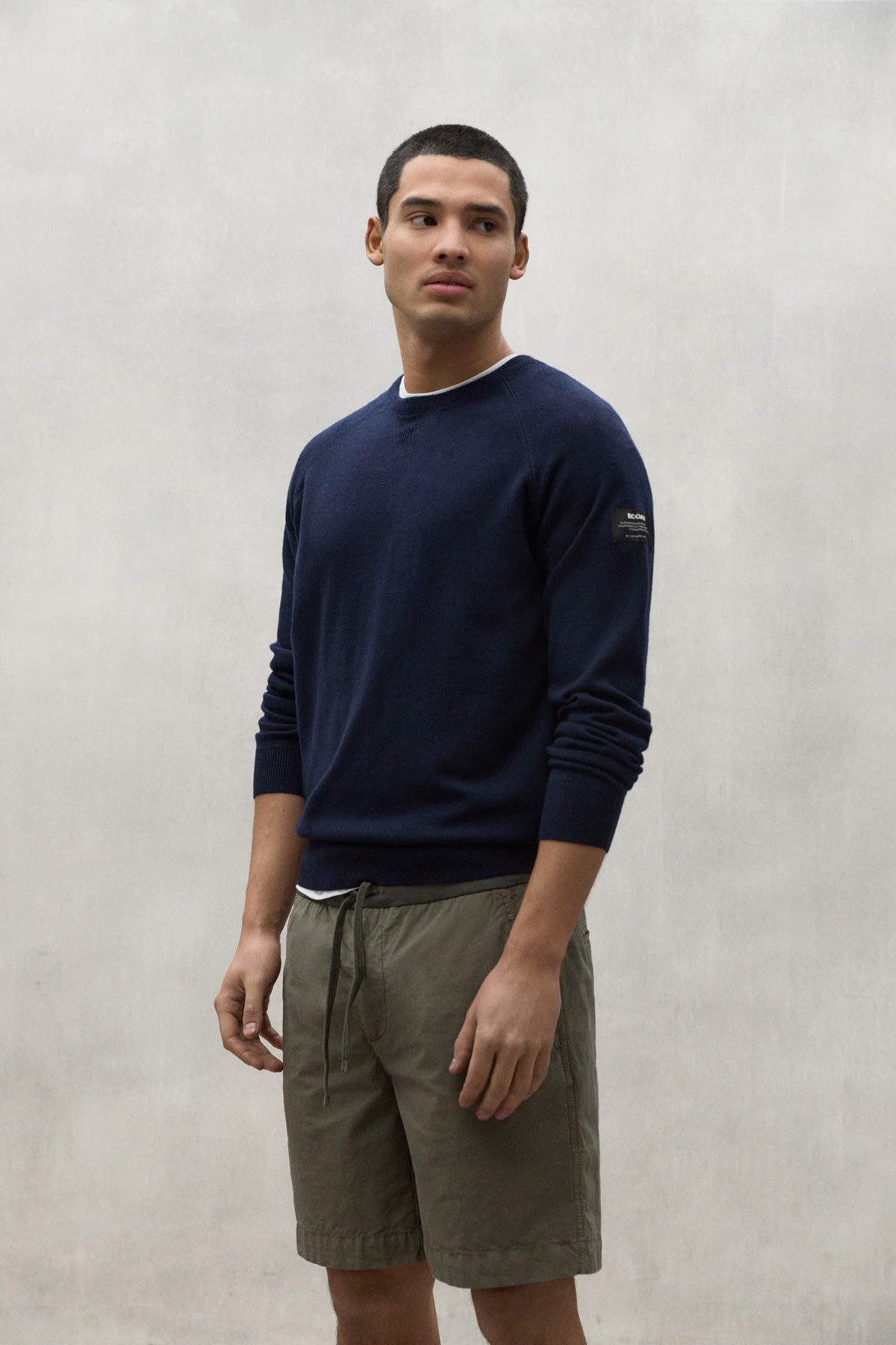 NAVY BLUE HIGA KNITTED SWEATER
