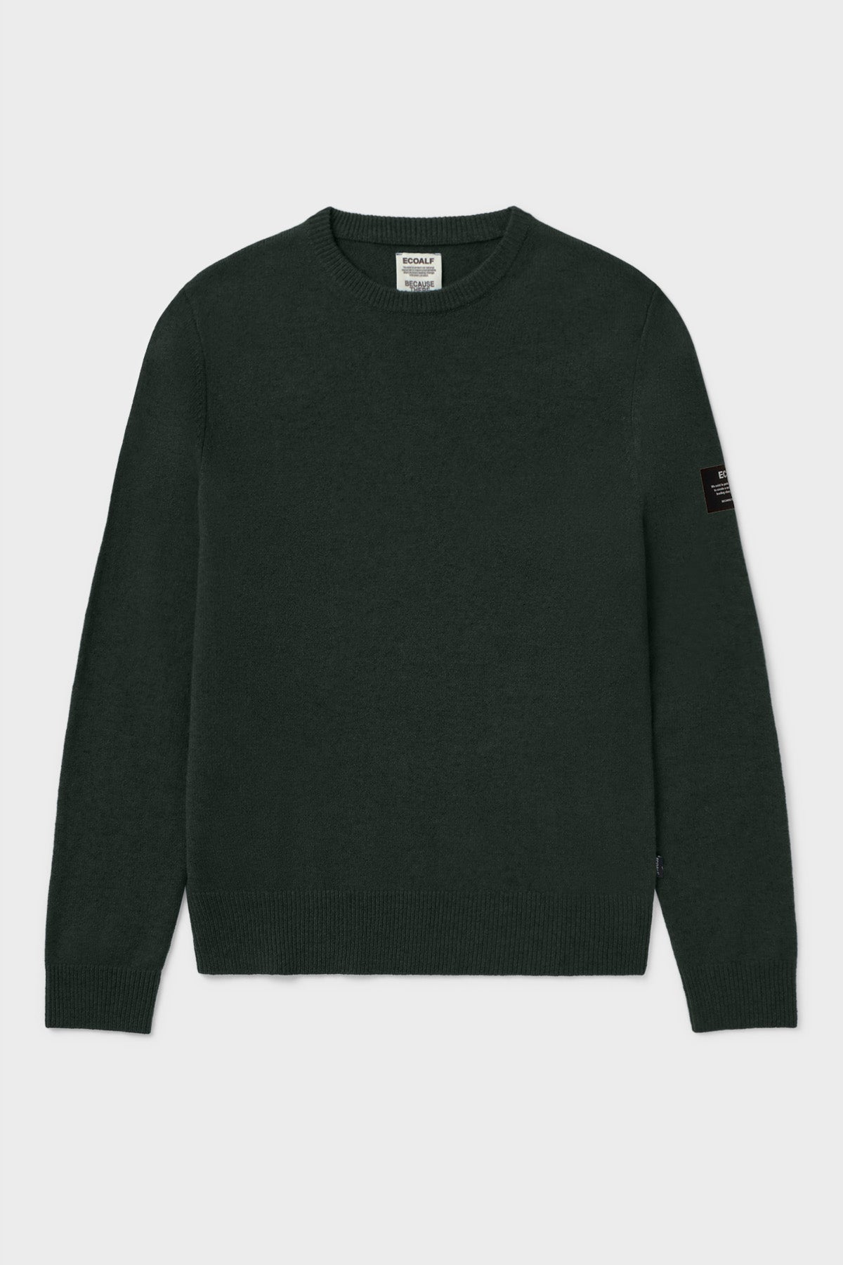 DARK GREY LAGUNA SWEATER WITH LABEL