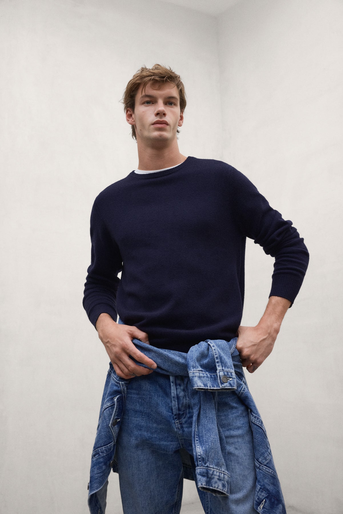 NAVY BLUE LAGUNA SWEATER