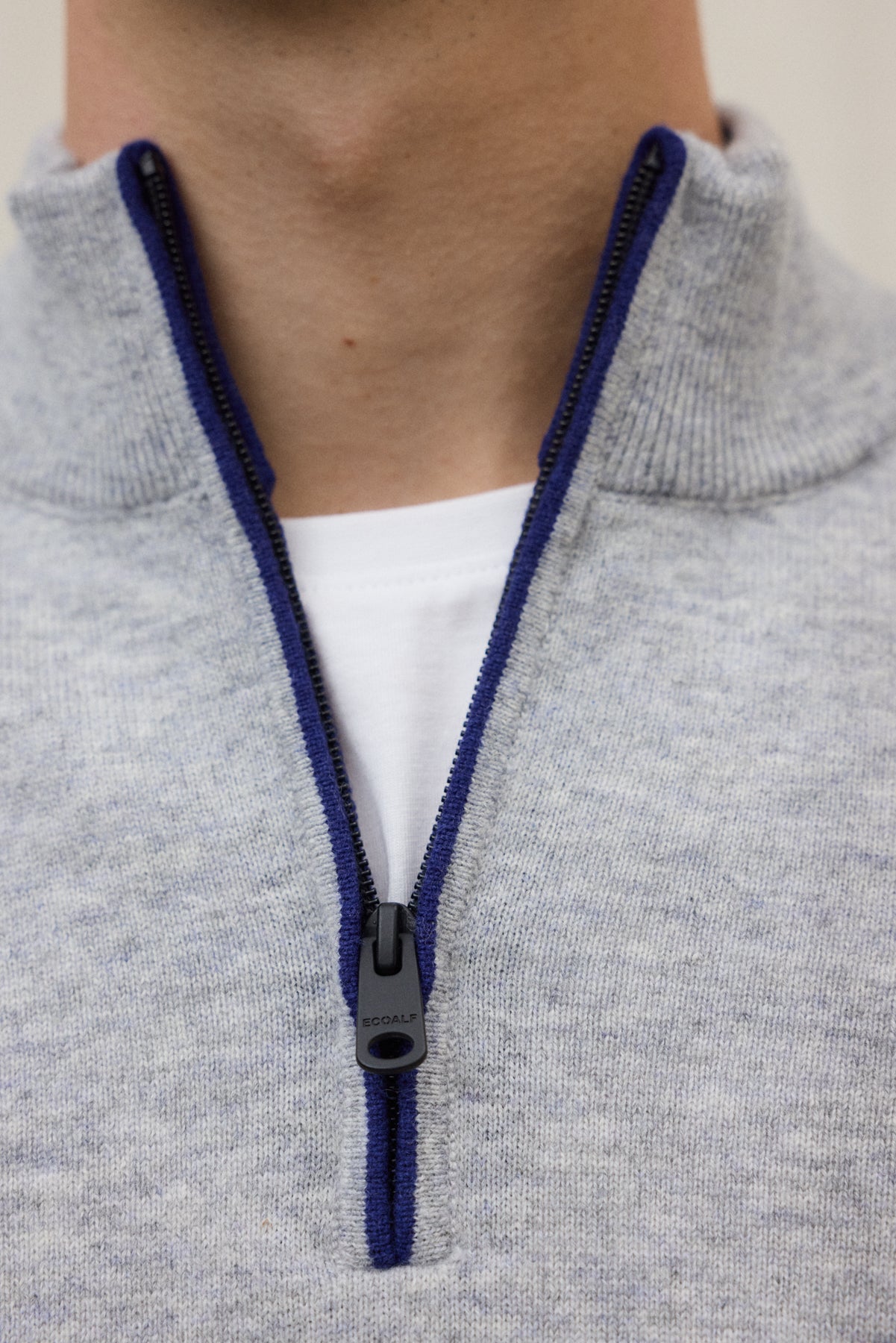 LIGHT GREY LARCH SWEATER