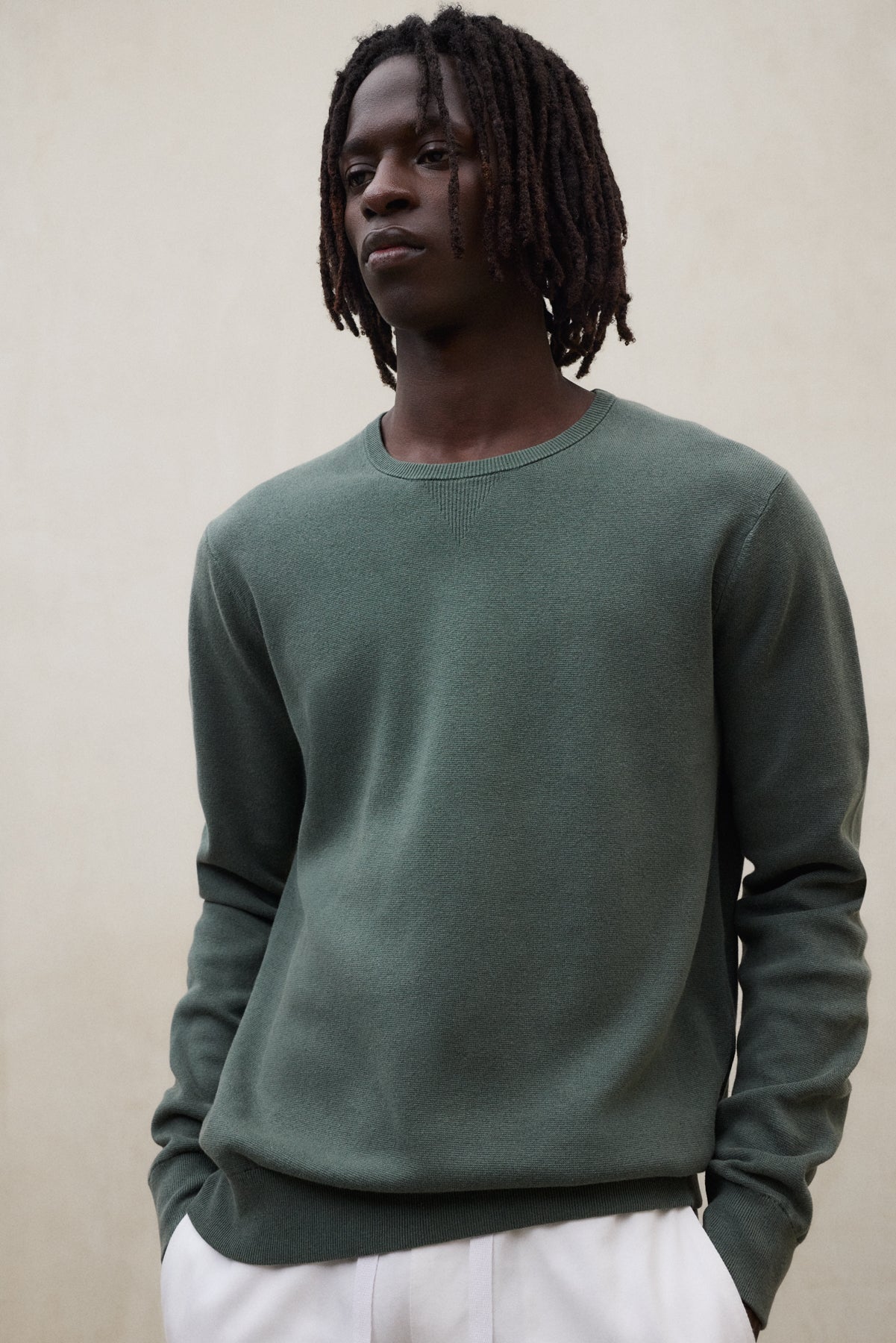 GREEN ZANO SWEATER