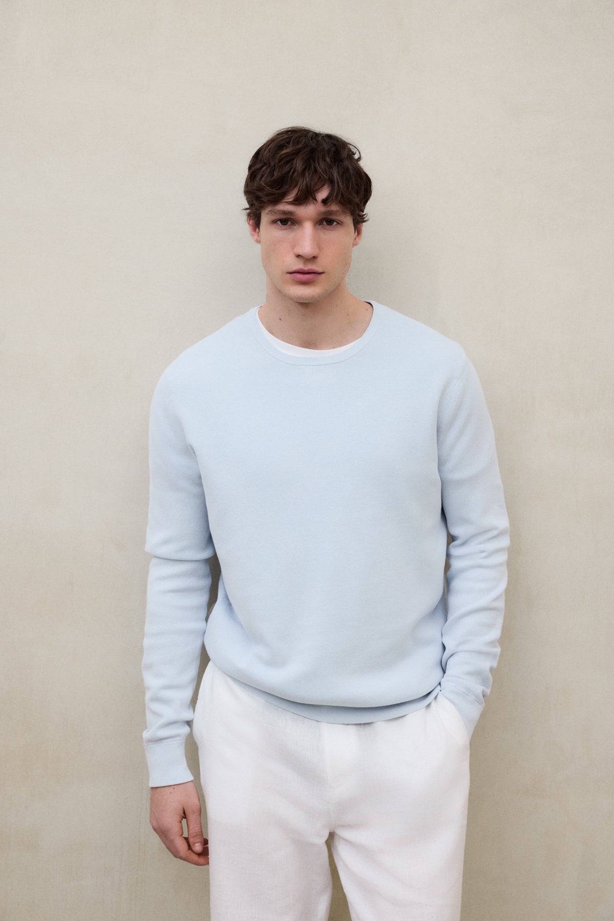 LIGHT BLUE ZANO SWEATER
