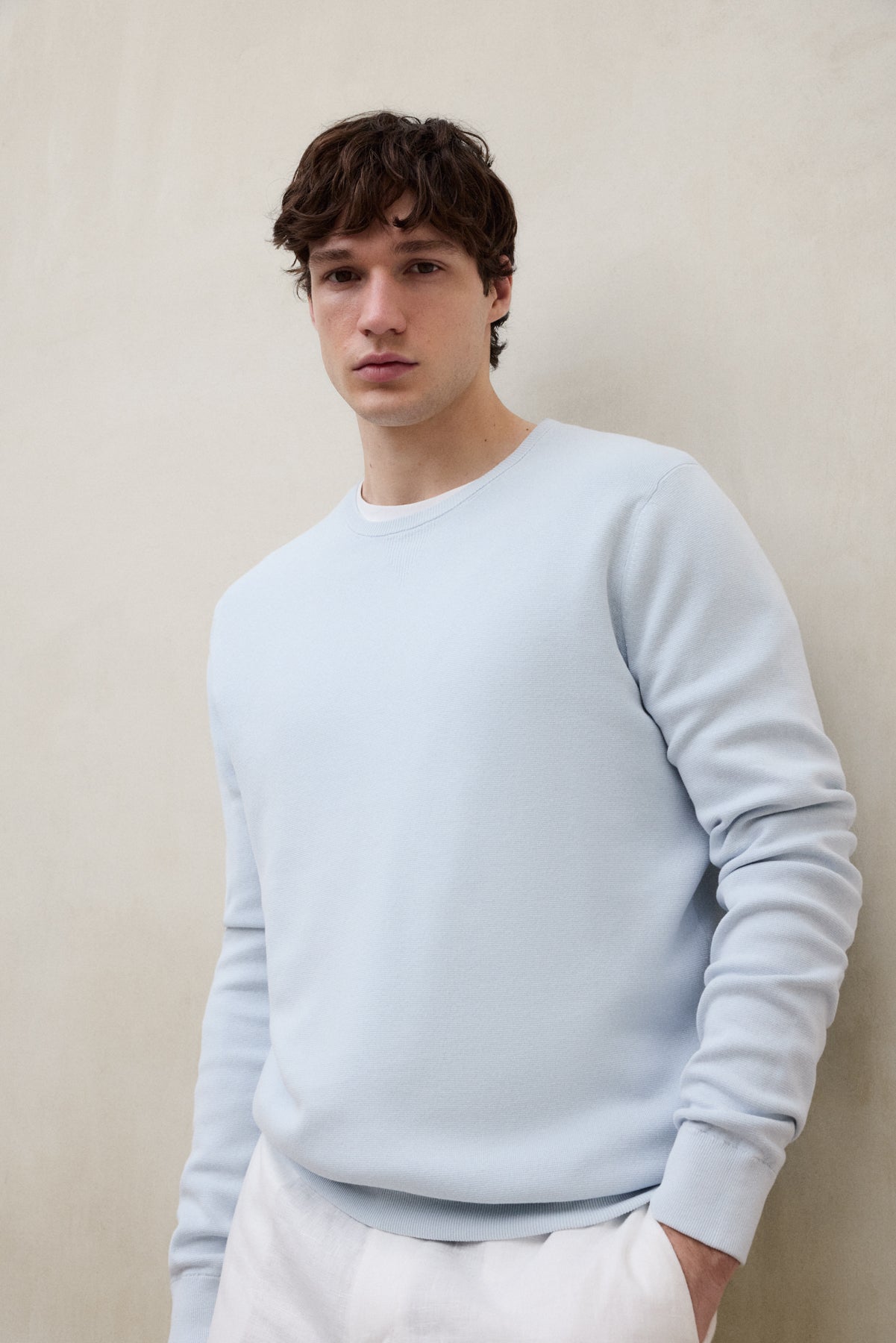 LIGHT BLUE ZANO SWEATER