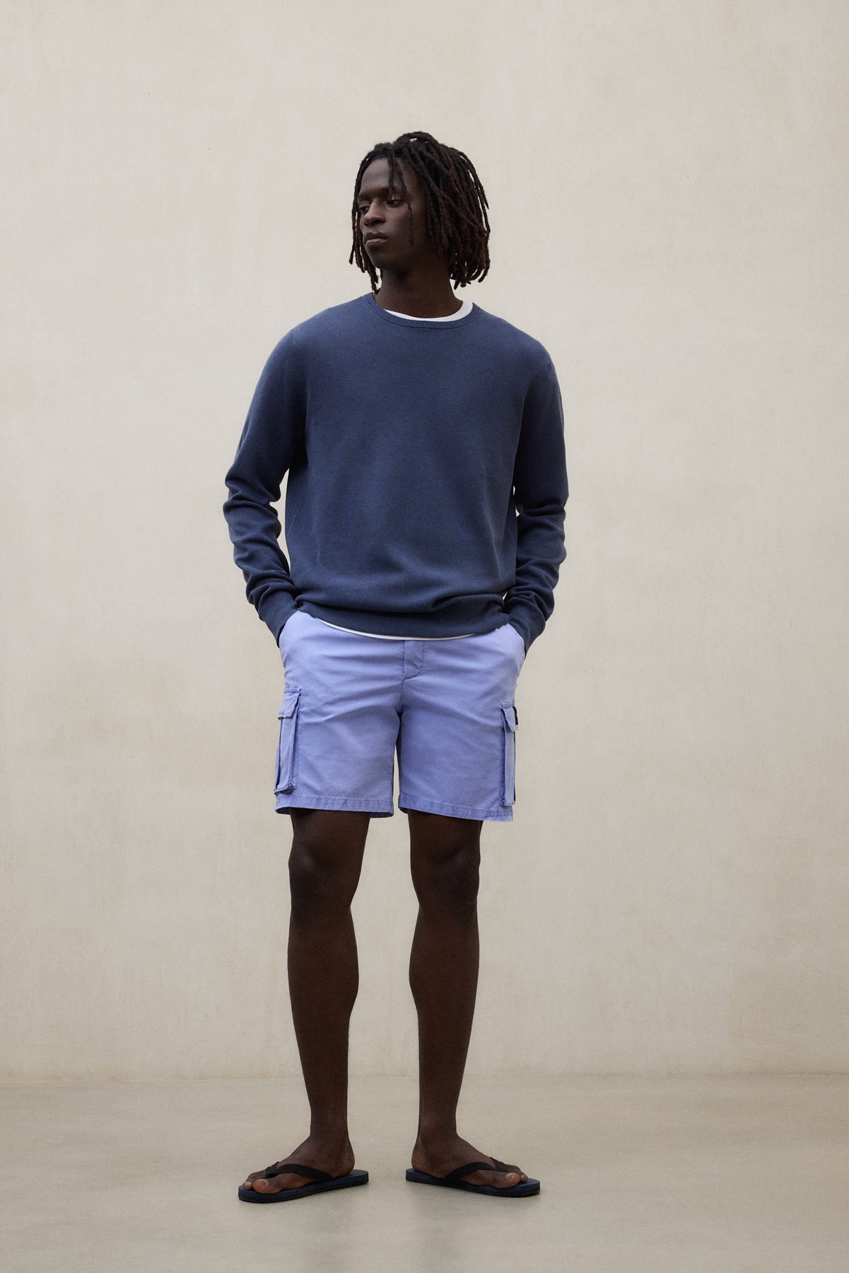 BLUE ETHICARGO SHORTS