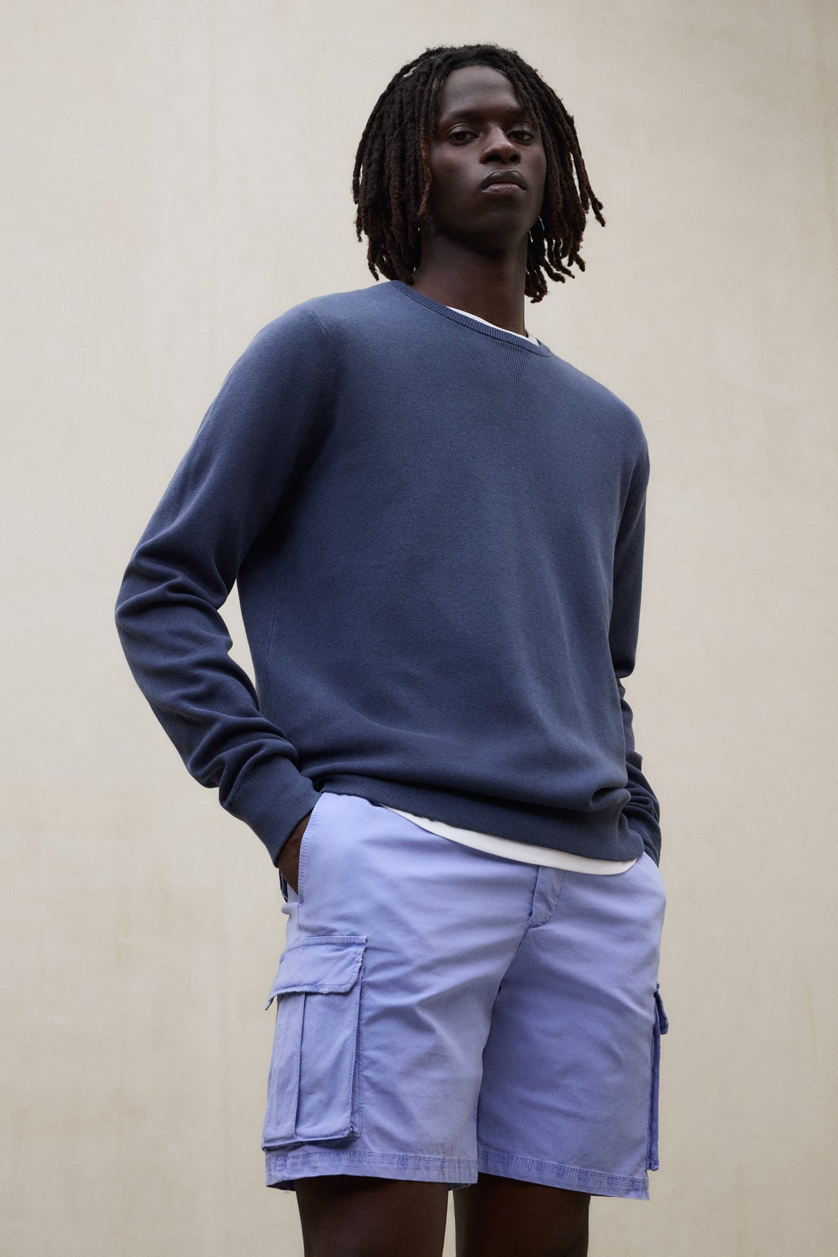 BLUE ETHICARGO SHORTS