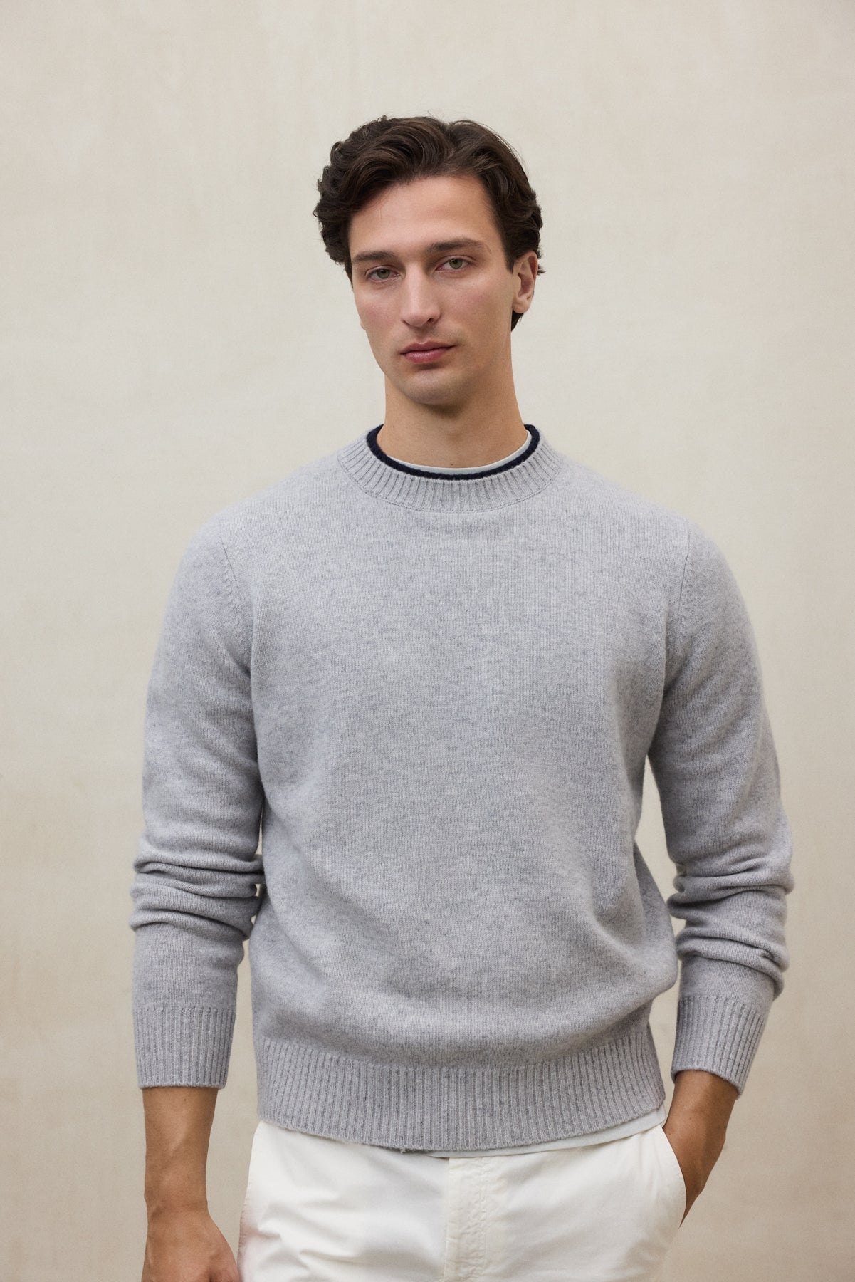 LIGHT GREY MARULA SWEATER