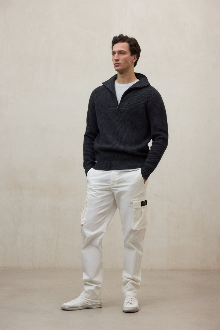 PULL MEYE GRIS FONCÉ