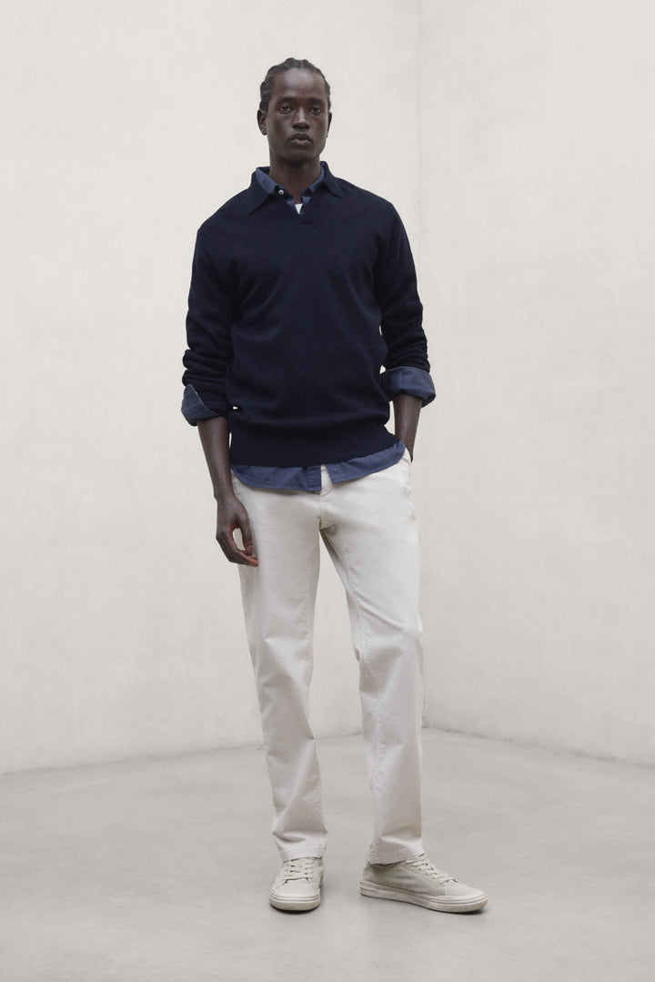 NAVYBLAUER MOPANE-PULLOVER