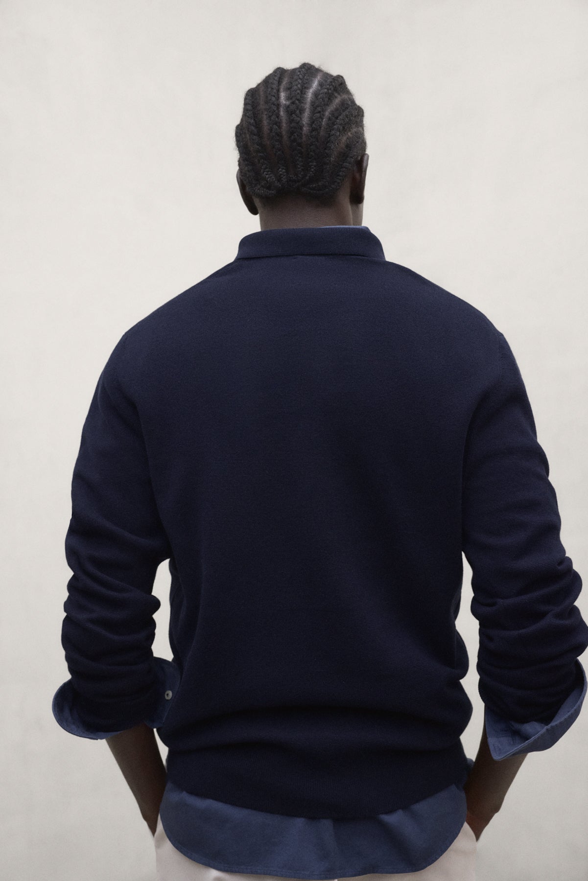 NAVYBLAUER MOPANE-PULLOVER
