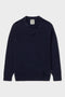 NAVY BLUE MOPANE WOOL SWEATER