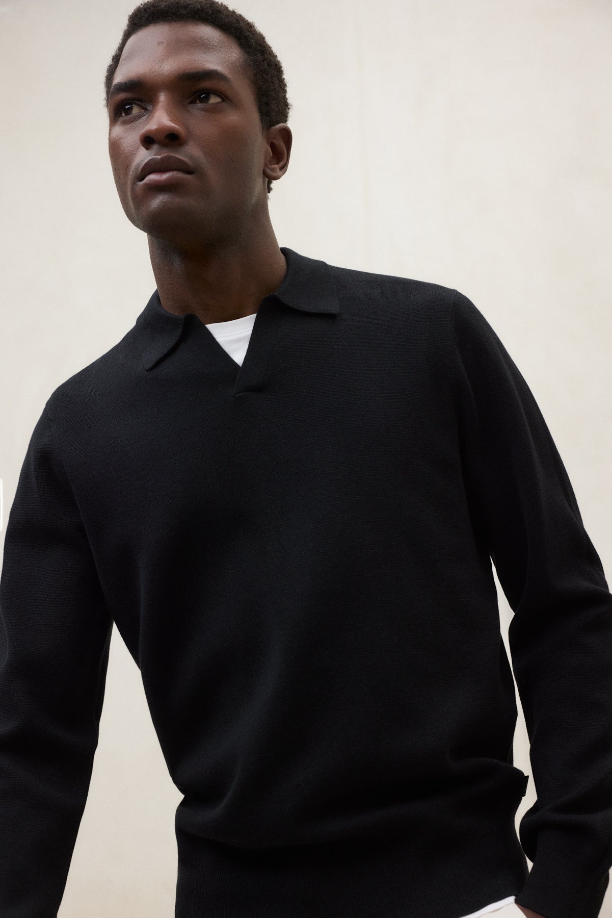 BLACK MOPANE SWEATER