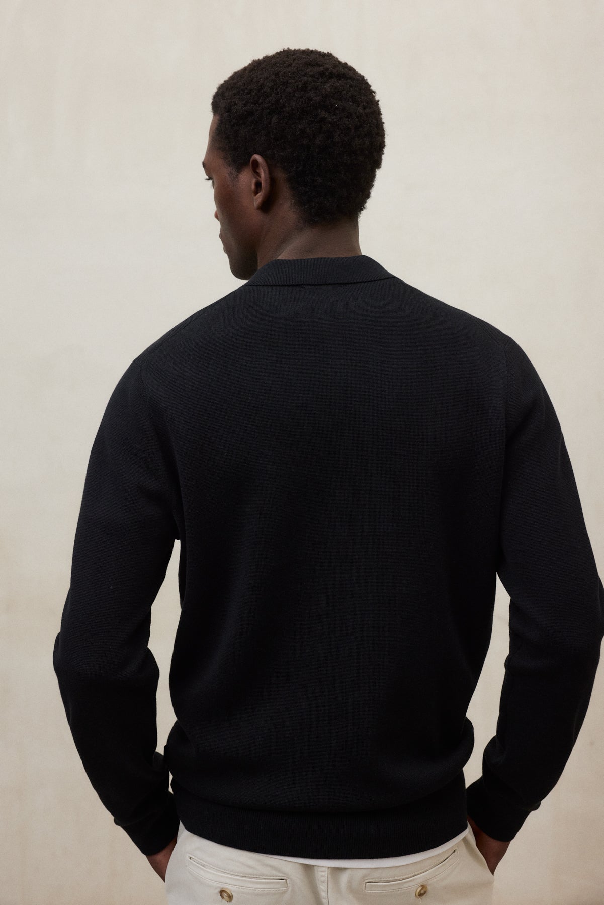 BLACK MOPANE SWEATER