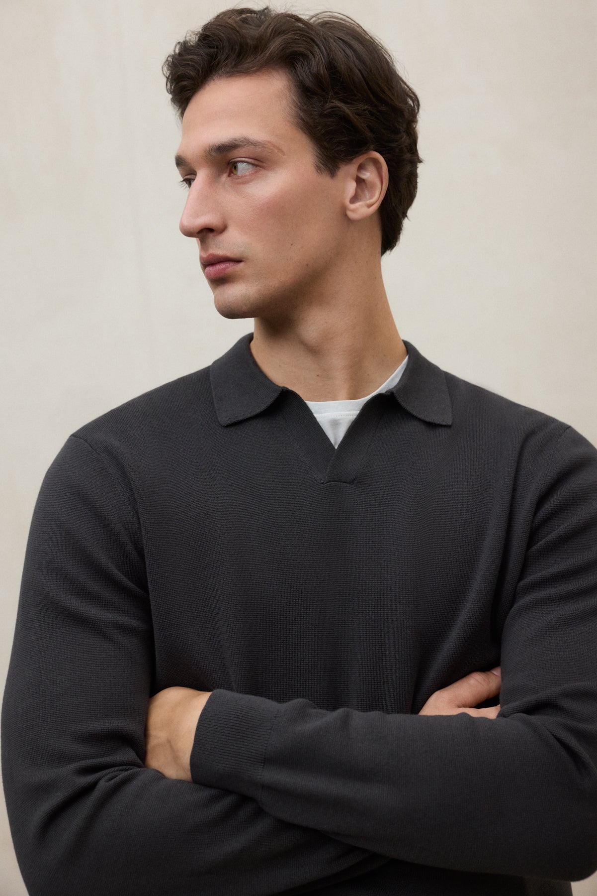 DARK GREEN MOPANE SWEATER