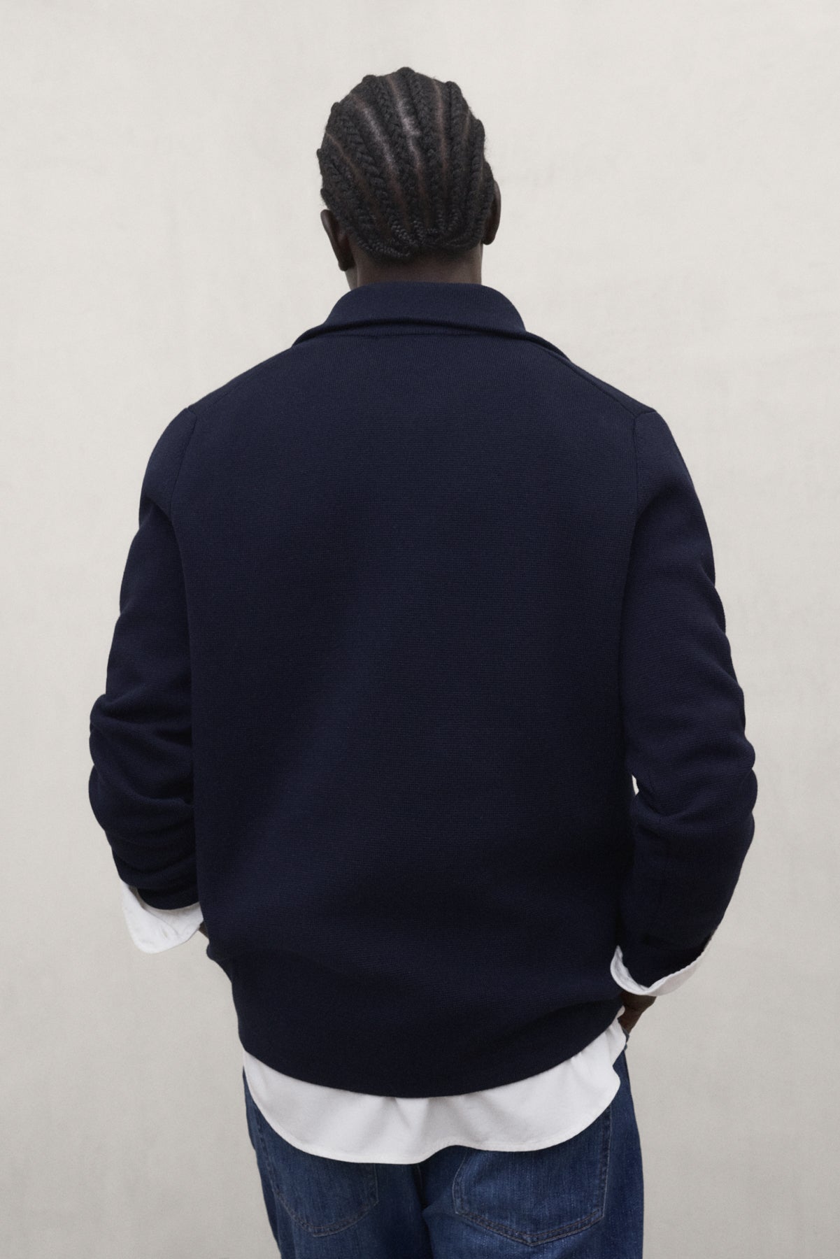 NAVY BLUE PENTI SWEATER