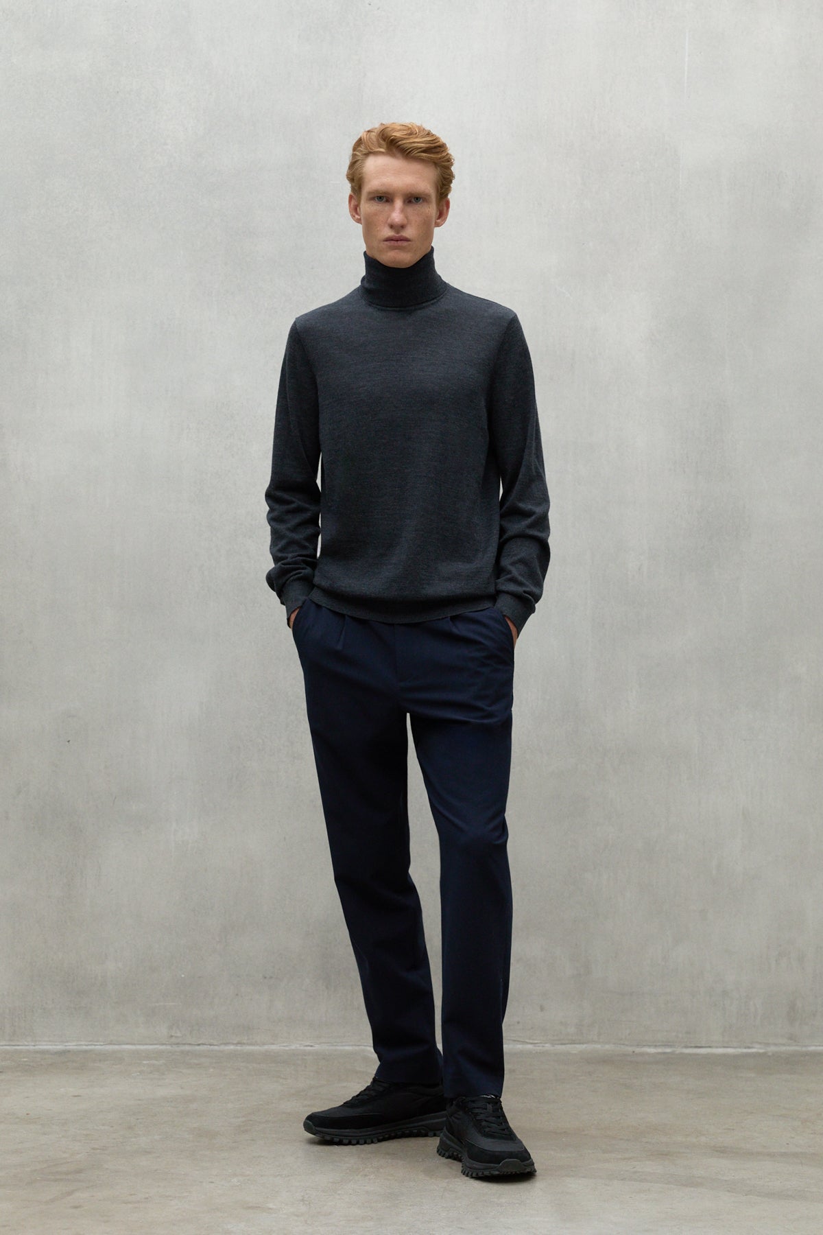 MAGLIONE SAUCO GRIGIO SCURO