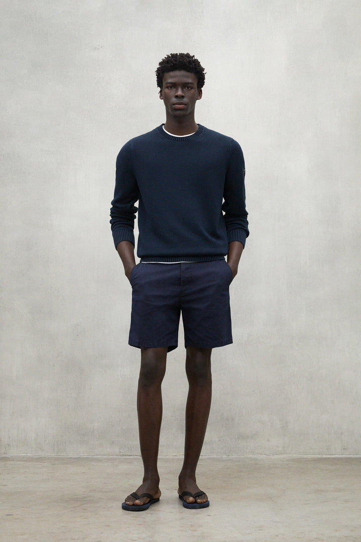 NAVY BLUE TAIL SWEATER