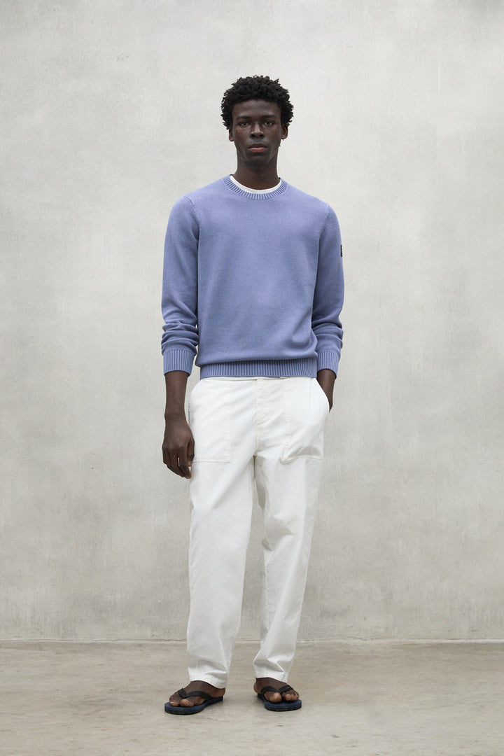 LIGHT BLUE TAIL SWEATER