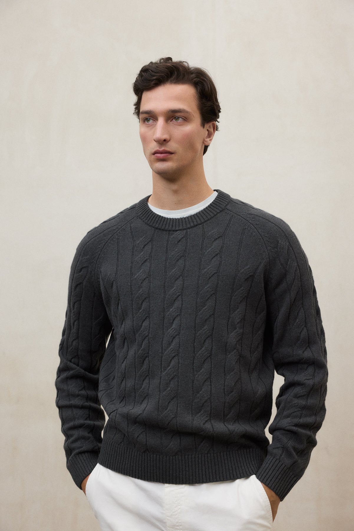 DARK GREEN TILO SWEATER