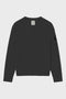 DARK GREY VALLE SWEATER WITH LABEL