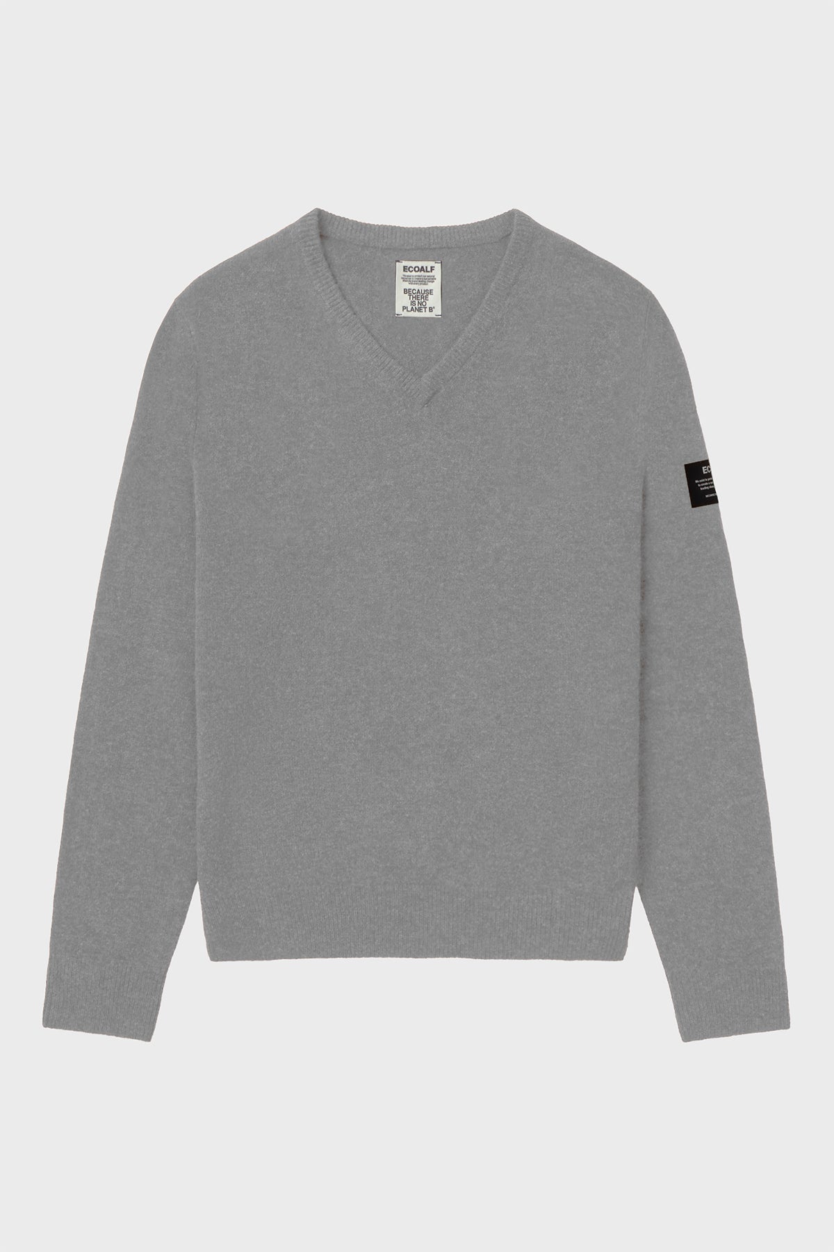 GREY VALLE SWEATER WITH LABEL