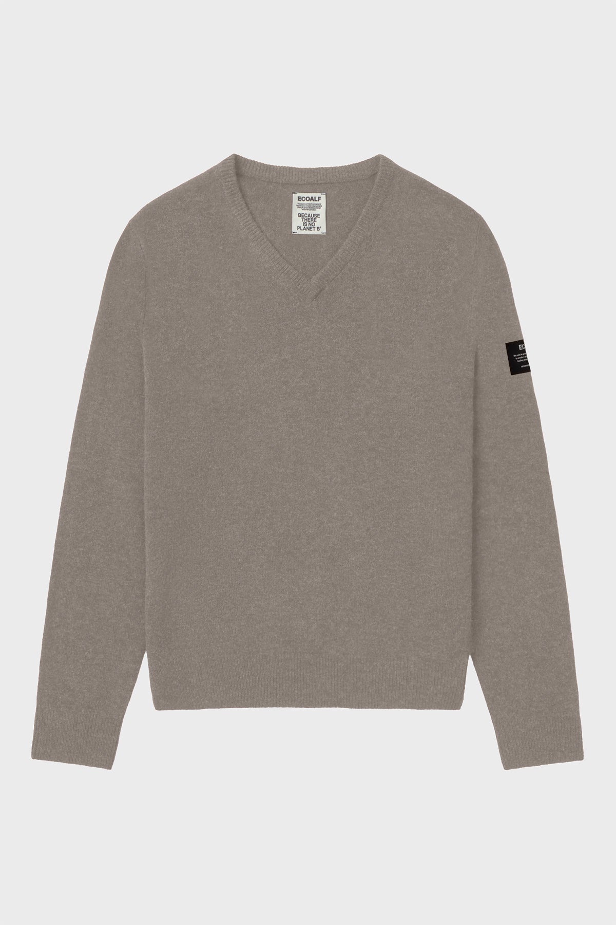 BROWN VALLE SWEATER WITH LABEL