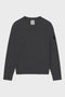 DUNKLER GRAUER TAL-PULLOVER