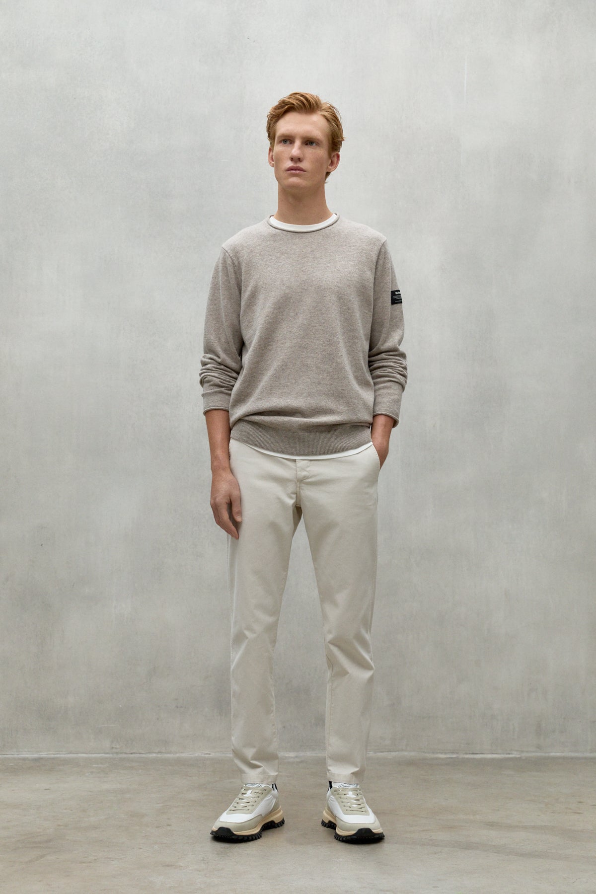 LIGHT BEIGE ARAS TROUSERS