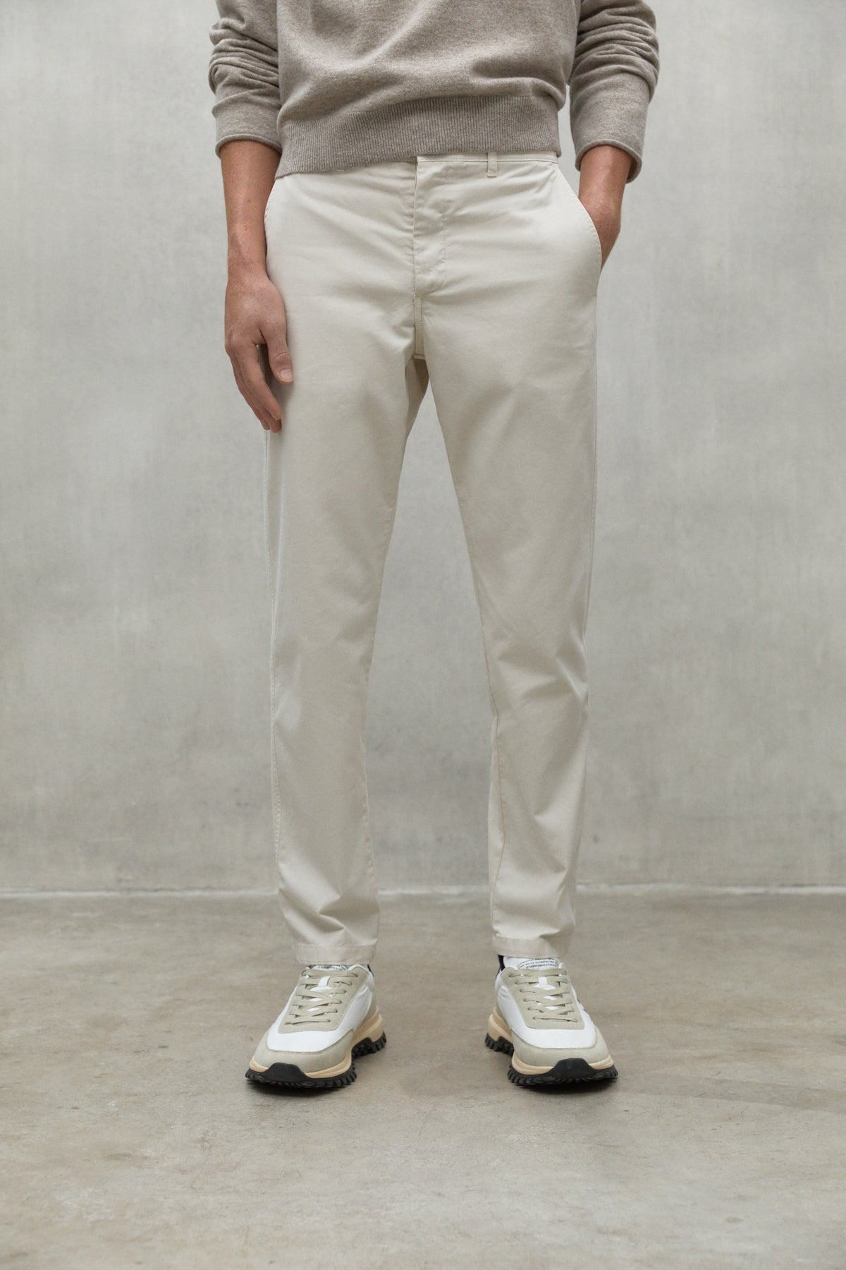 LIGHT BEIGE ARAS TROUSERS