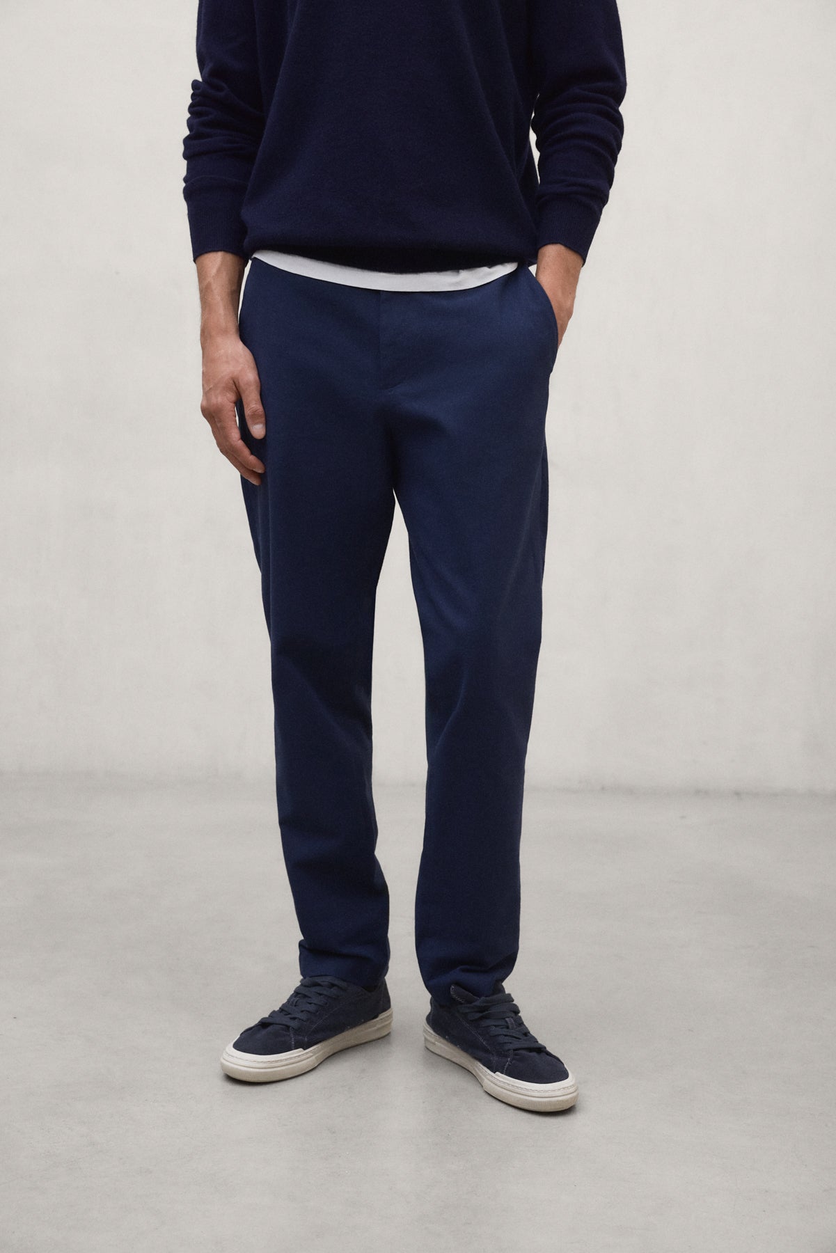 BAFI-BAUMWOLLHOSE IN MARINEBLAU