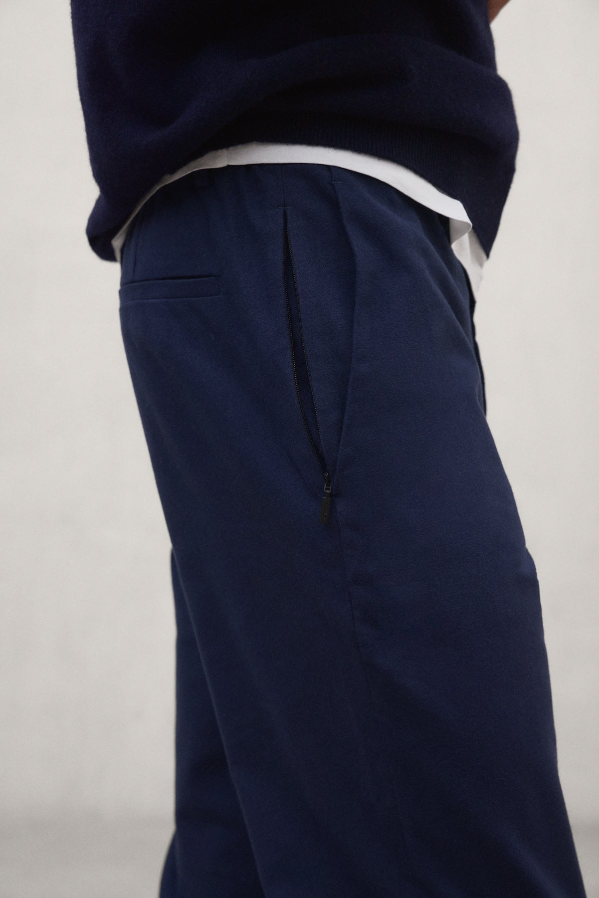BAFI-BAUMWOLLHOSE IN MARINEBLAU