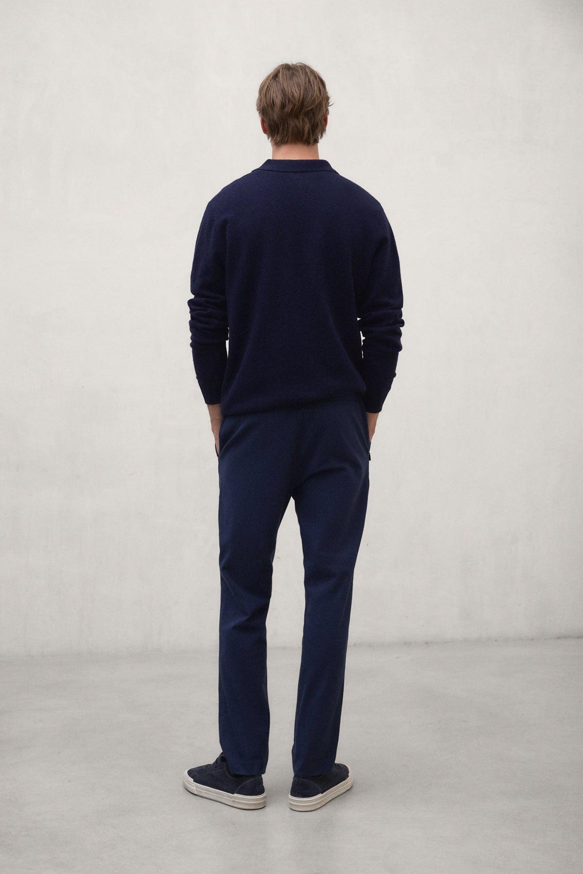 BAFI-BAUMWOLLHOSE IN MARINEBLAU