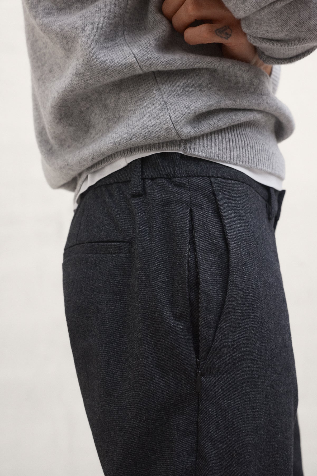 HOSE BAFI DUNKELGRAU