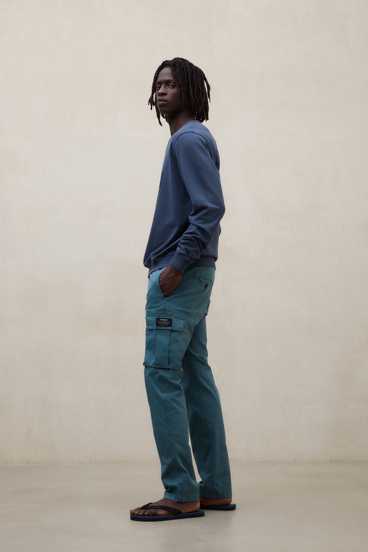 GREEN ETHICARGO TROUSERS