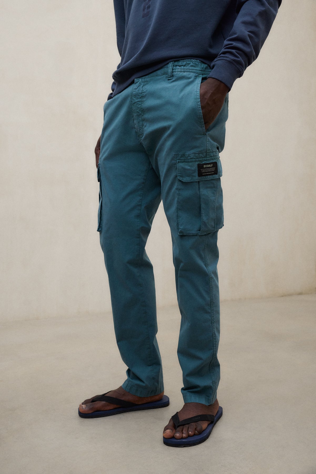 GREEN ETHICARGO TROUSERS
