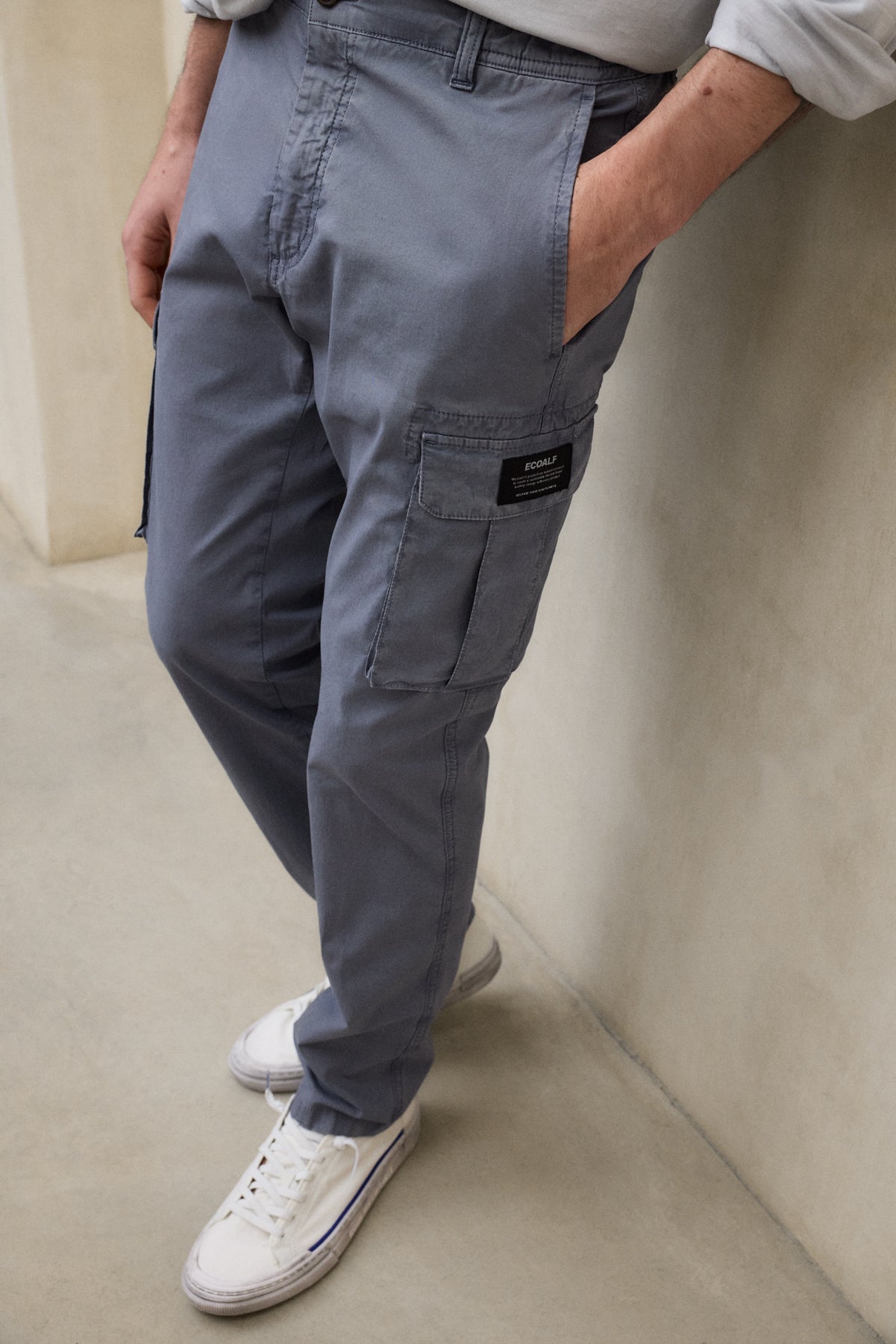 DARK BLUE ETHICARGO TROUSERS