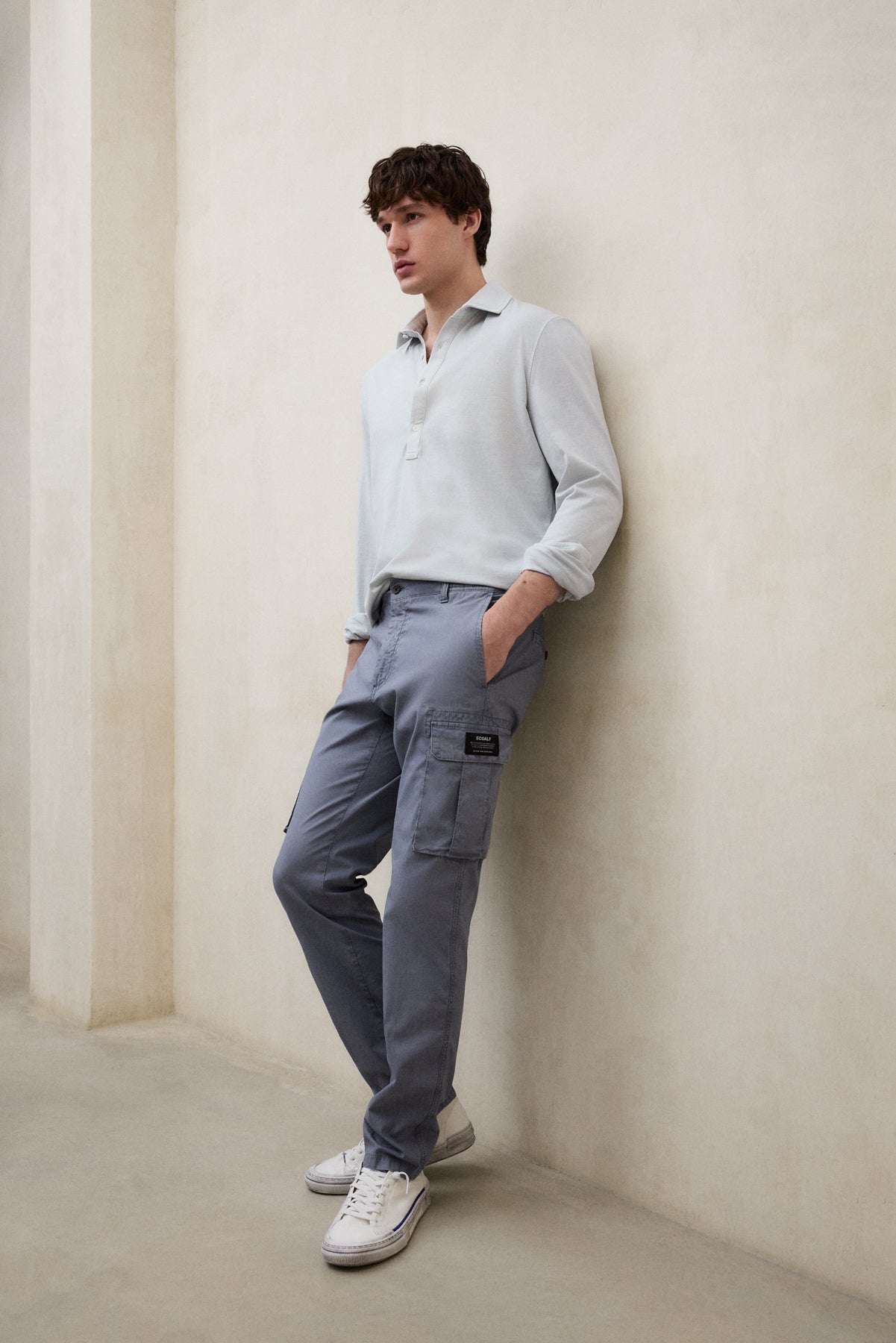DARK BLUE ETHICARGO TROUSERS