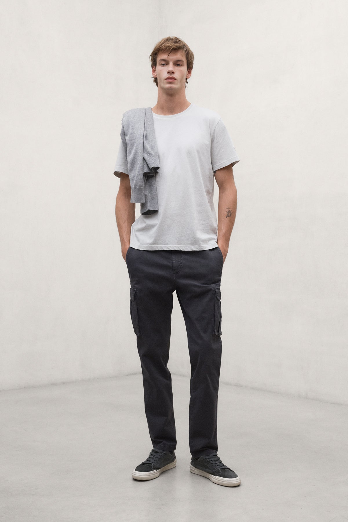 PANTALON ETHICARGO GRIS FONCÉ
