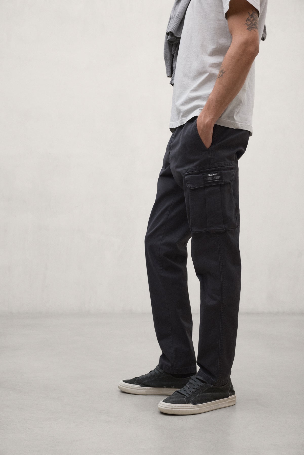 PANTALON ETHICARGO GRIS FONCÉ