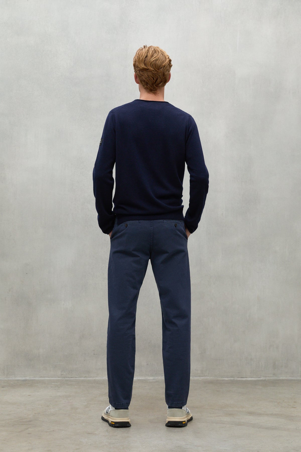 NAVY BLUE ETHIC TROUSERS