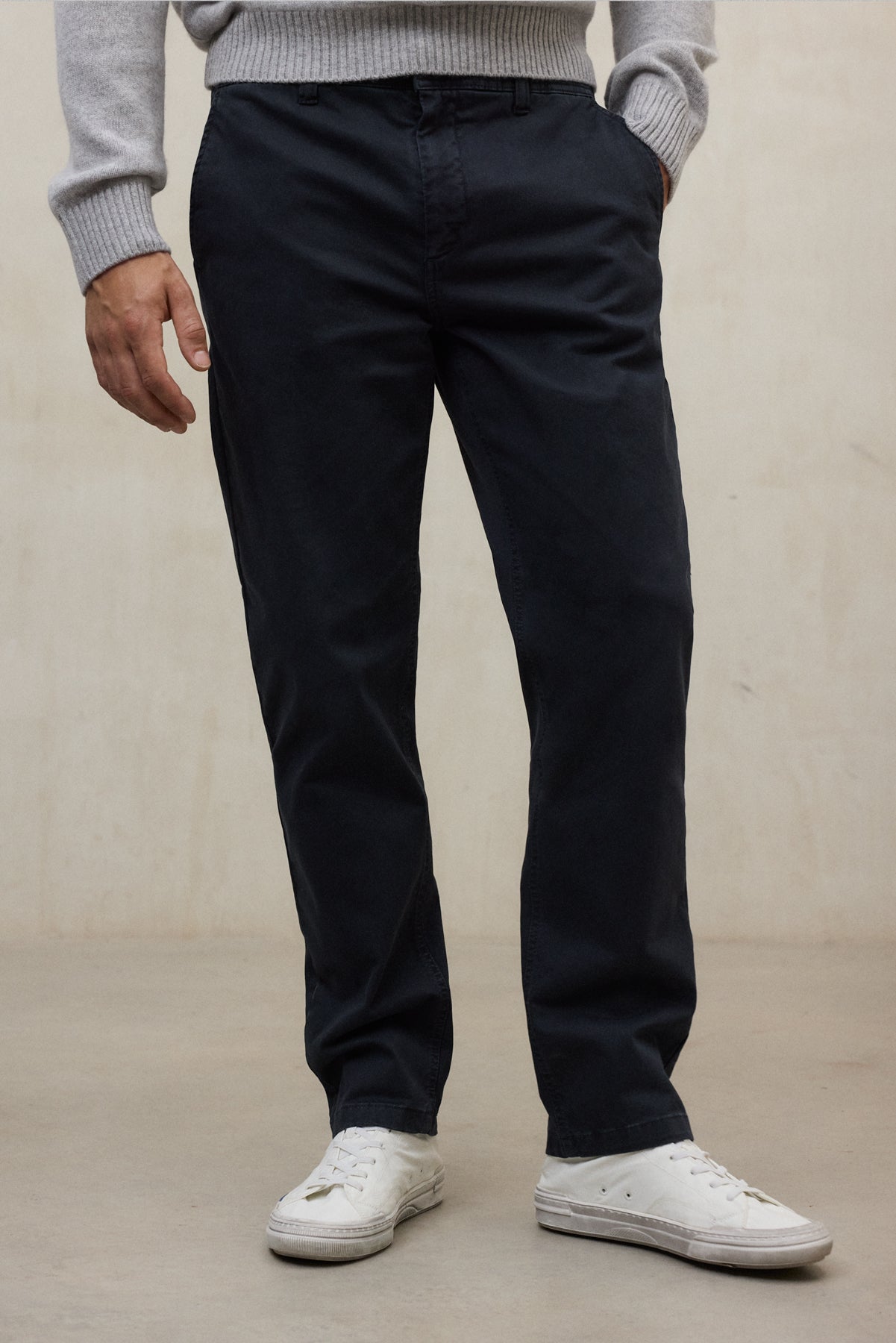 NAVY BLUE ETHIWIN TROUSERS