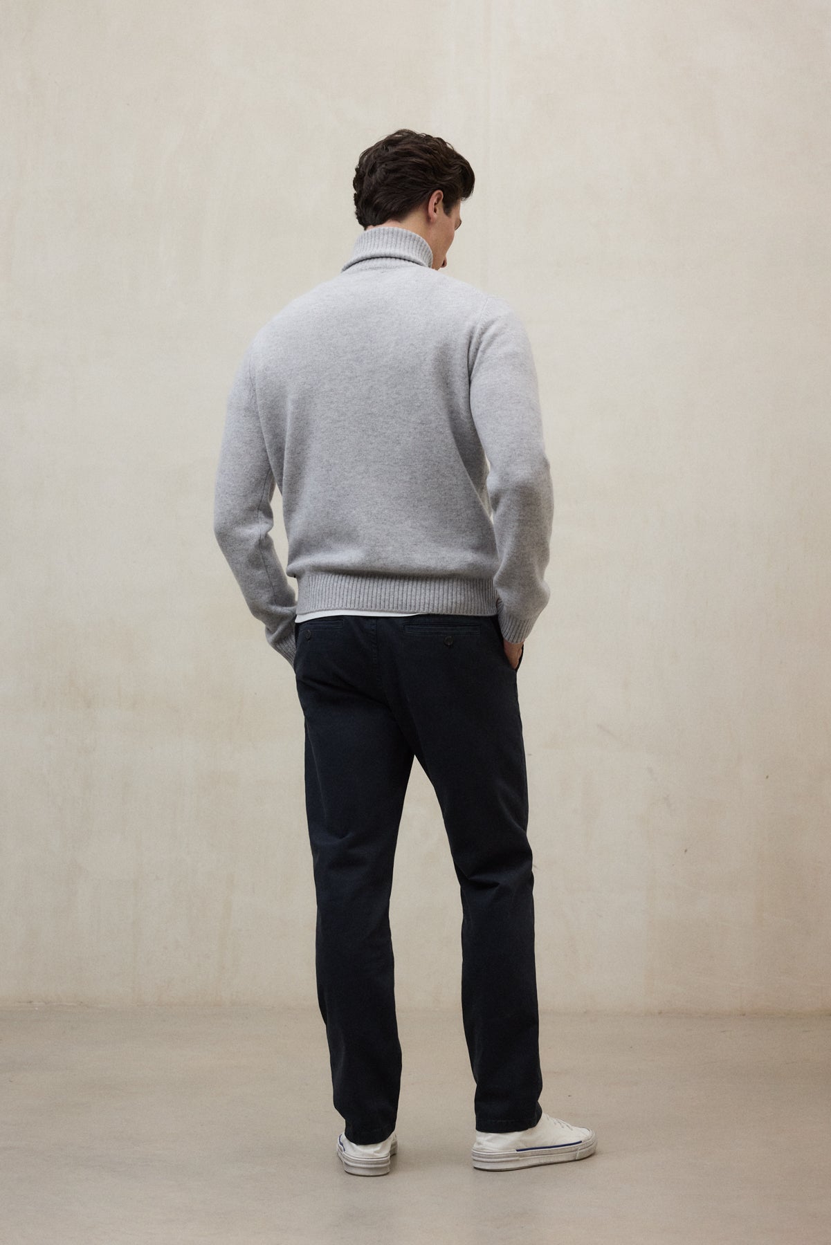 NAVY BLUE ETHIWIN TROUSERS