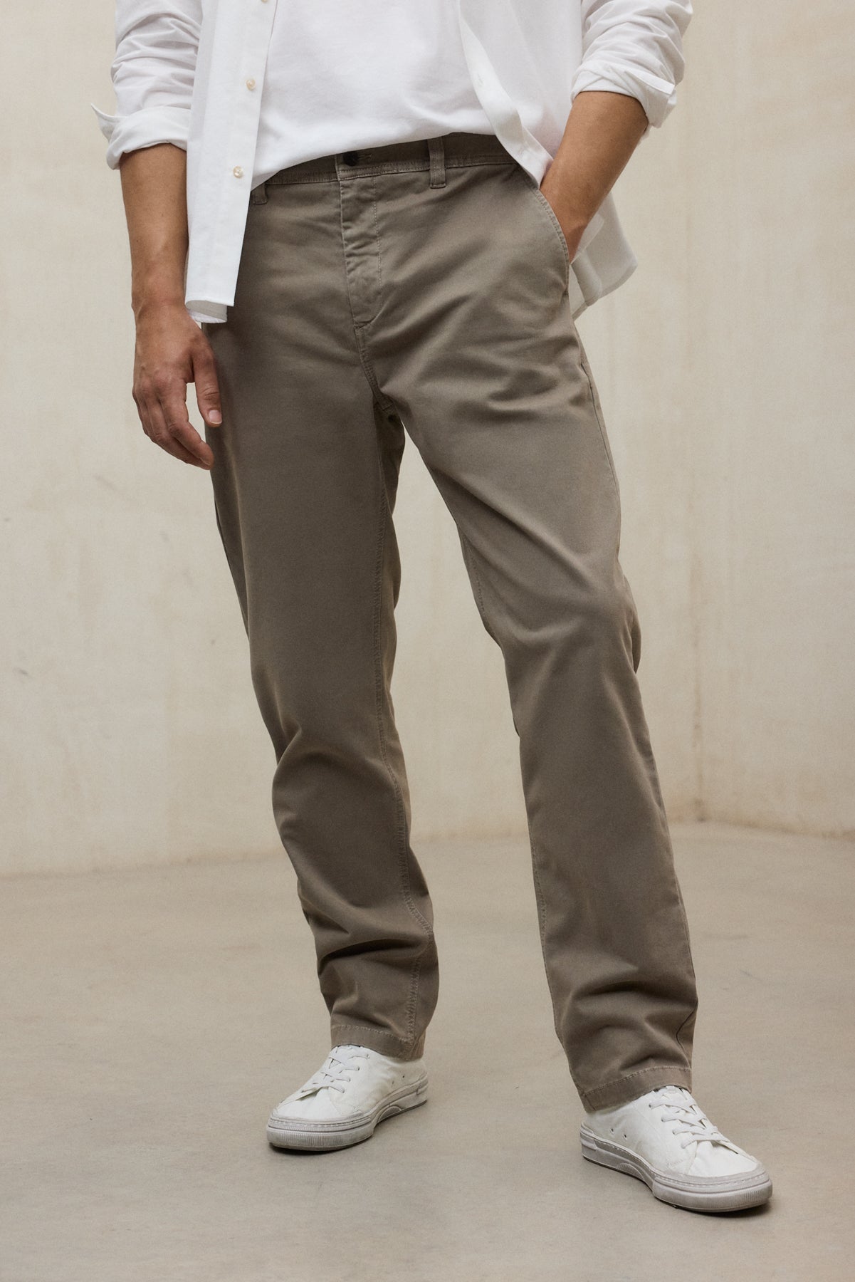KHAKI ETHIWIN TROUSERS
