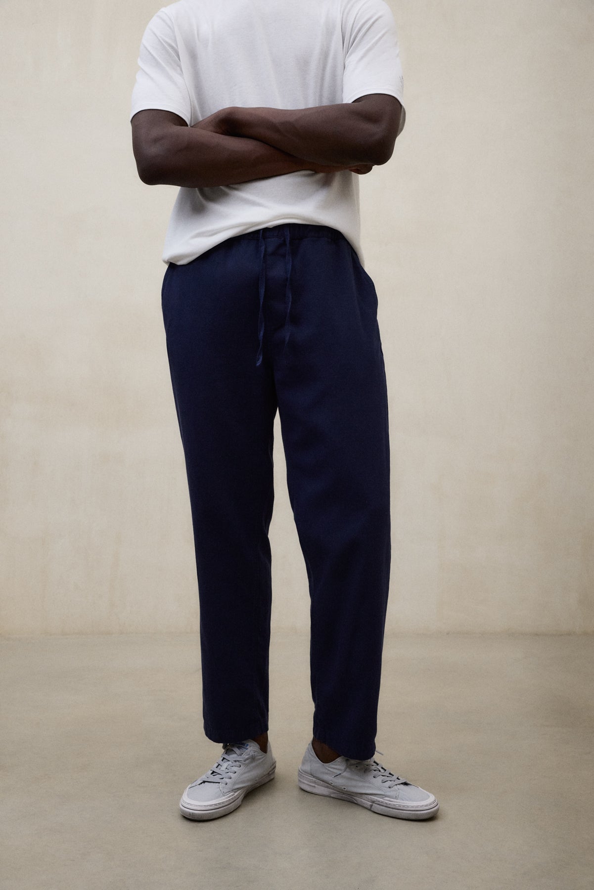 NAVY BLUE GINA TROUSERS