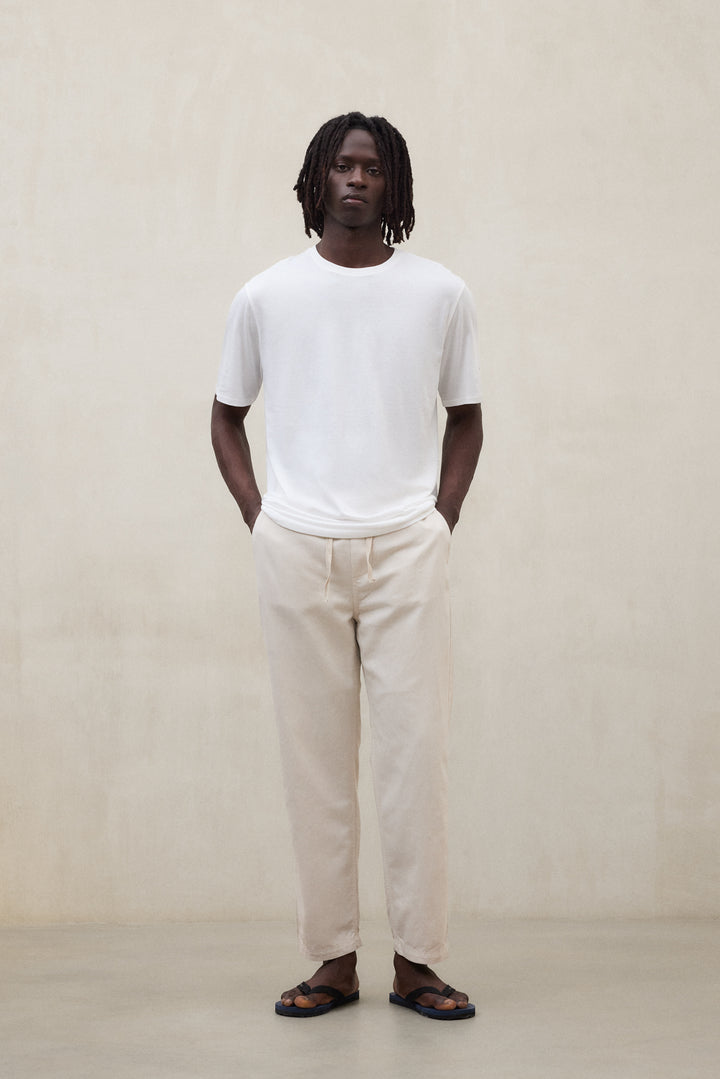 BEIGE GINA TROUSERS