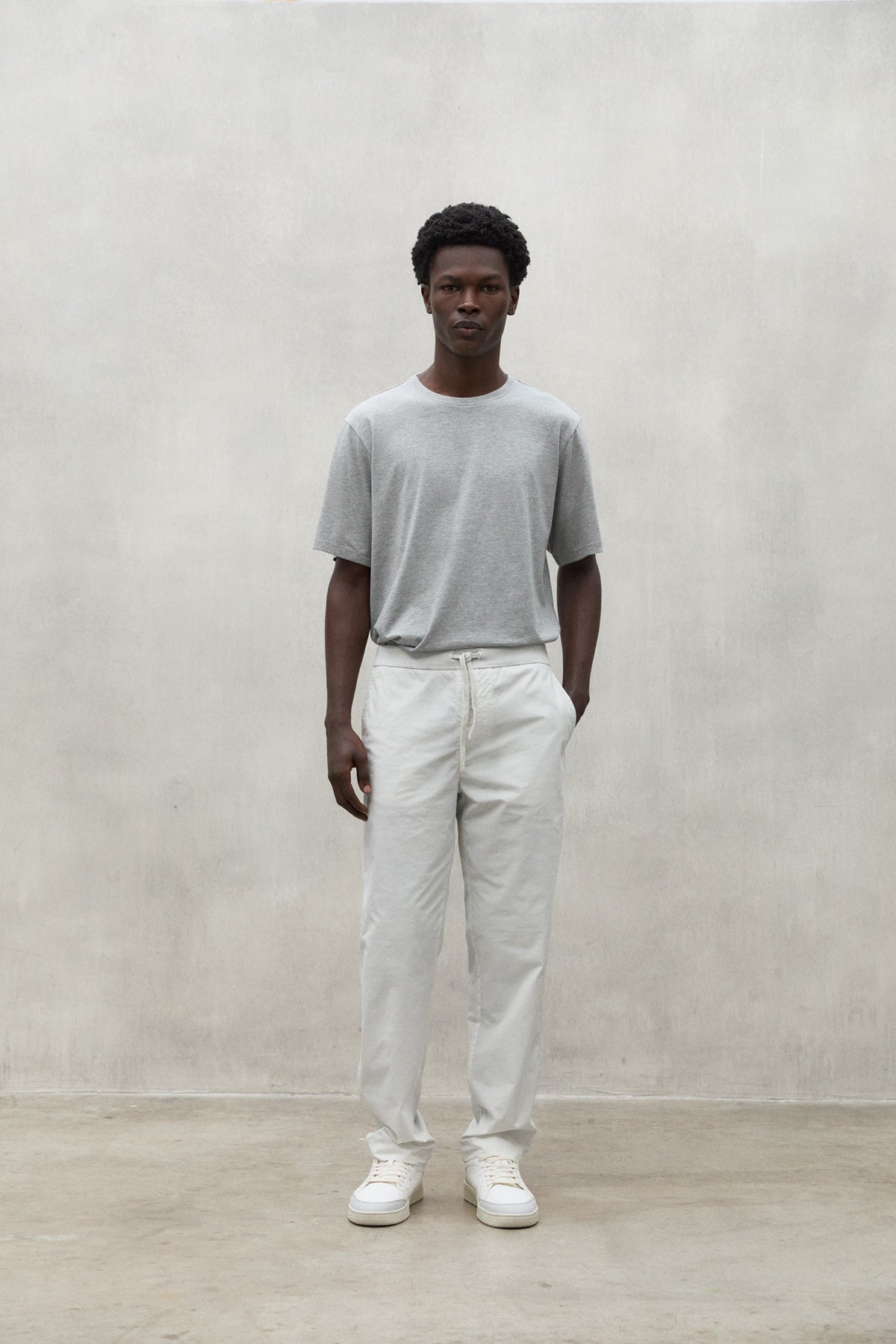 WHITE ISNA TROUSERS