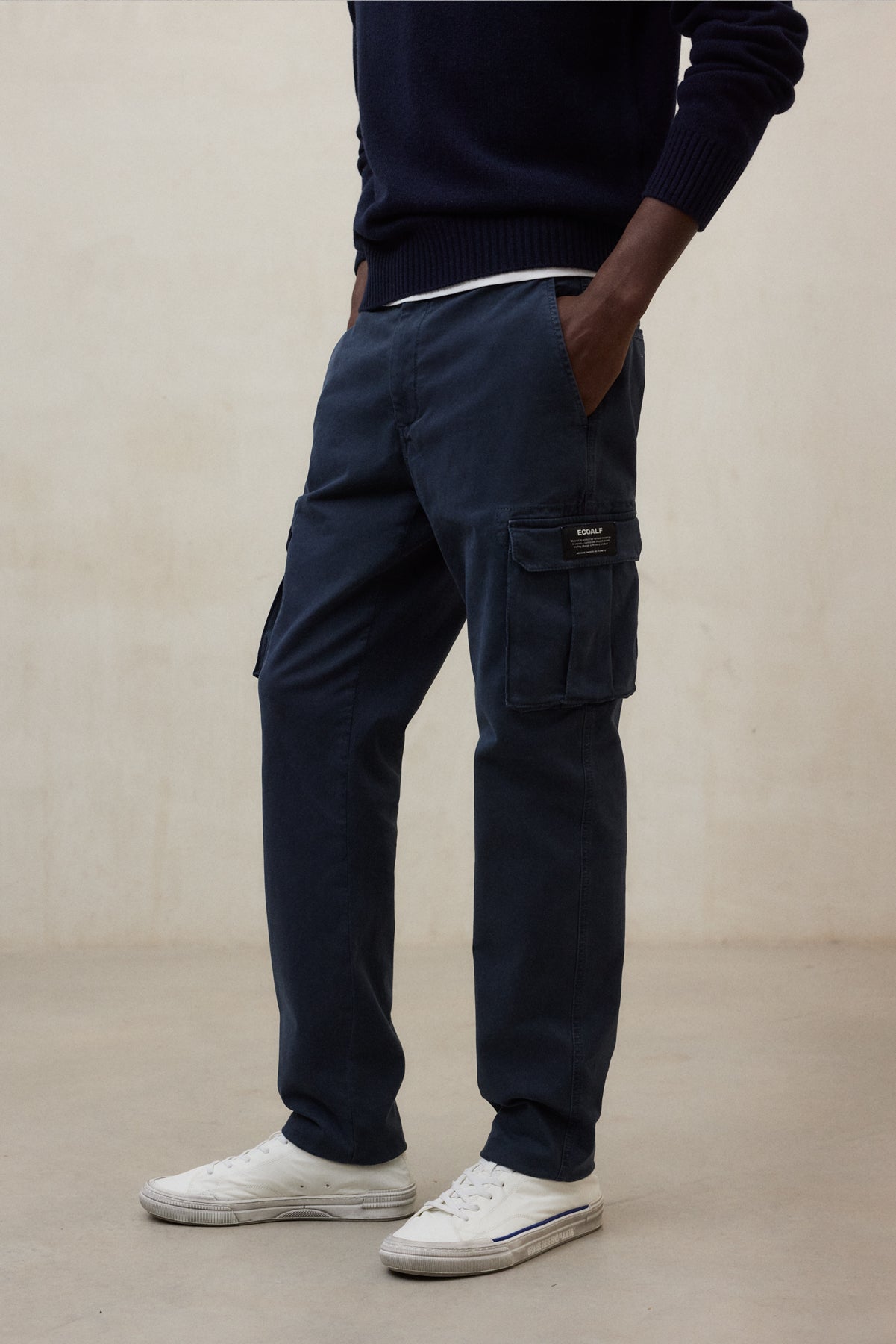 NAVY BLUE MARNE TROUSERS