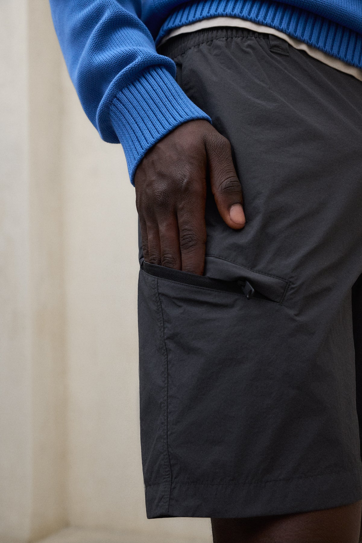 SHORTS ADHI DUNKELGRAU